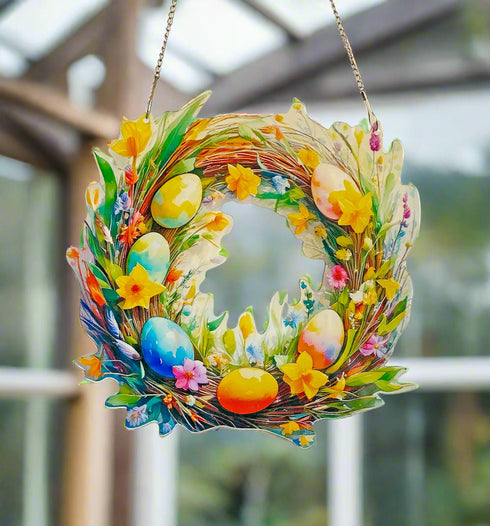 Hanging Easter Wreath